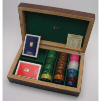 Poker Holzkassette PARIGI 117 Chips, 2 K gallery