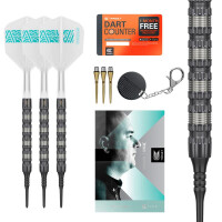 18g Dartset Rob Cross Black 95K Soft Tip gallery