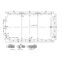 Schiefersteinplatten Set 3 Stück für 9 ft. Poolbillardtisch