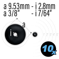 Flipper Gummi schwarz, Innendurchmesser  gallery