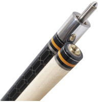 Pool Queue 2-tlg. Buffalo Dominator 3 orange Klebleder 13 mm