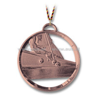 Billard-Medaille mit Kordel 8 cm bronze gallery
