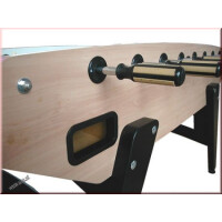 Fussballtisch Garlando G5000, Glasspielfeld Spieler rot/blau