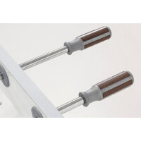 Fussballtisch Garlando G500 Pure White sandgestrahlt