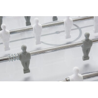 Fussballtisch Garlando G500 Pure White sandgestrahlt