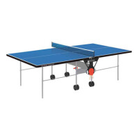 Tischtennis Training Outdoor Spieloberfl&auml;che blau