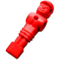 Spielerfigur rot, Spielerstangen Durchmesser 16 mm, 11 Stk