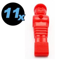 Spielerfigur rot, Spielerstangen Durchmesser 16 mm, 11 Stk