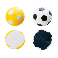 Ball für Fußballtisch Farben Mix  D 35 mm  24 g 10 Stück