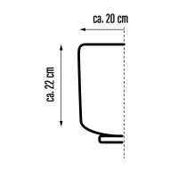 Glas für Pistazienautomat Nr.6