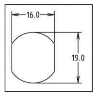 Schloß 5/8" KD STC Rundschlüssel