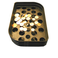 M&uuml;nzsortierschalen 0,5 bis 2,- Euro 3 Schalen