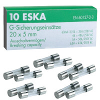 6,3 Amp. 5x20 mm träge Glasrohrsich gallery