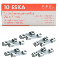 0,16 Amp. 5x20mm flink Glasrohrsicherung gallery