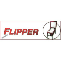 Werbeschild "Flipper" 34x98cm gallery
