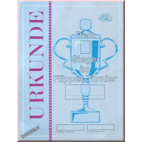 Urkunde für Flipperturnier 21x30cm gallery