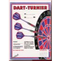 Plakat Dart Turnier  42x60cm Text: ..Tei gallery