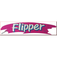 Aufkleber Werbeschild "Flipper&quot gallery