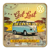 Metall Untersetzer - VW Bulli - Get Lost gallery
