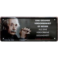Metallschild  28x12 cm Gesunde Verdorben gallery