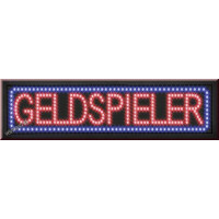 LED "Geldspieler" 93x23cm** gallery
