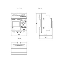 LOGO 8 Basic mit 6-zeilig. LCD-Display, Tasten, Ethernet