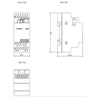 Digitales I/O Erweiterungsmodul DM8 24 Transistor DA