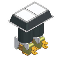 Leuchttaster Doppelt 37x53  rot/Grü gallery